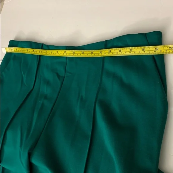 Liz Claiborne Bold Emerald 4 Way Stretch Wide Leg Pants with pockets Size XL $54 - Picture 9 of 13